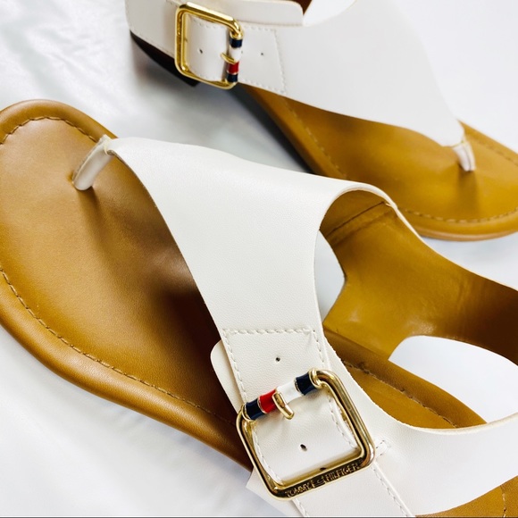 Tommy Hilfiger Shoes - TOMMY HILFIGER White thong sandals